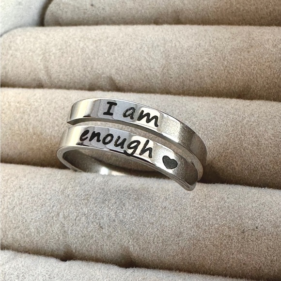 I Am Enough Empowerment Ring ๐ - Picture 13 of 16